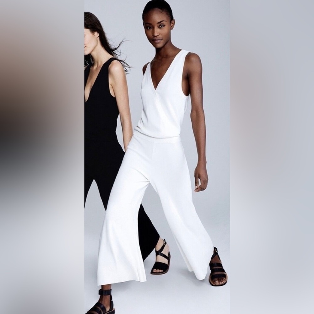 Theory Wrap Bodysuit Lustrate Jumpsuit White Small